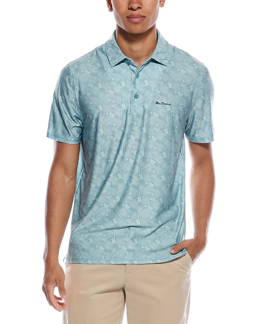 mens Sports Fit Polo Shirt, l, Green
